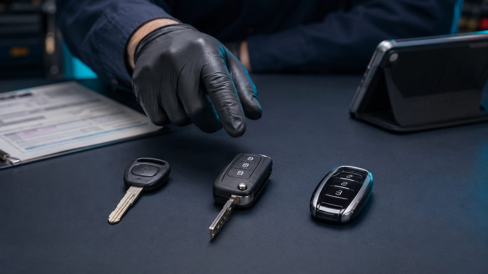 Precision car key cutting service