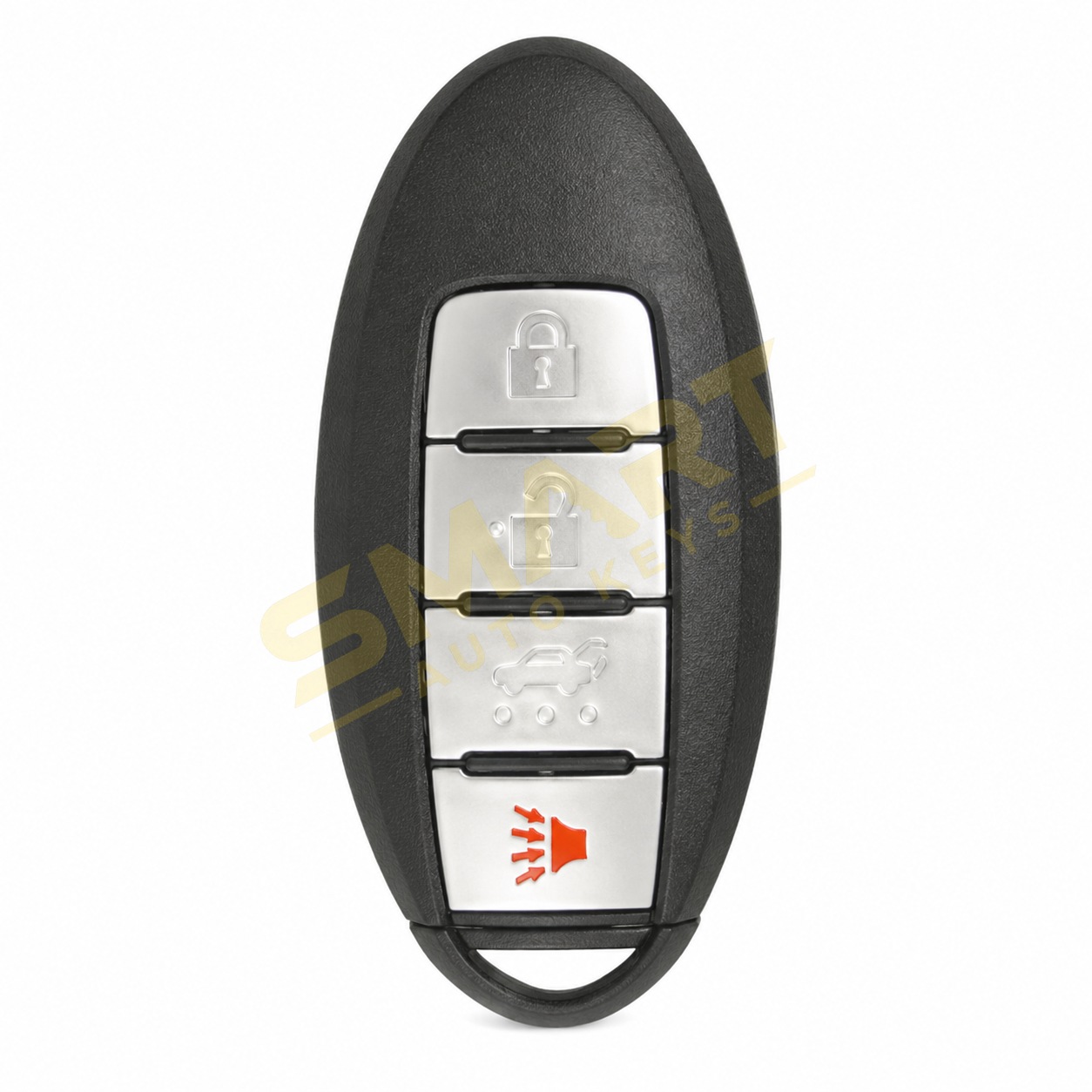 Nissan Altima, Sentra, Versa L34/B18/N18 Smart Key | Smart Auto Keys Nissan Altima, Sentra, Versa L34/B18/N18 Smart Key replacement spare car key - supplied, cut and programmed by Smart Auto Keys