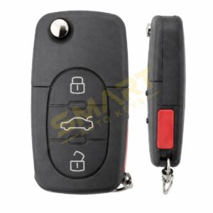 Audi A3 Remote Key (ID48, 8P0) replacement spare car key - supplied, cut and programmed by Smart Auto Keys