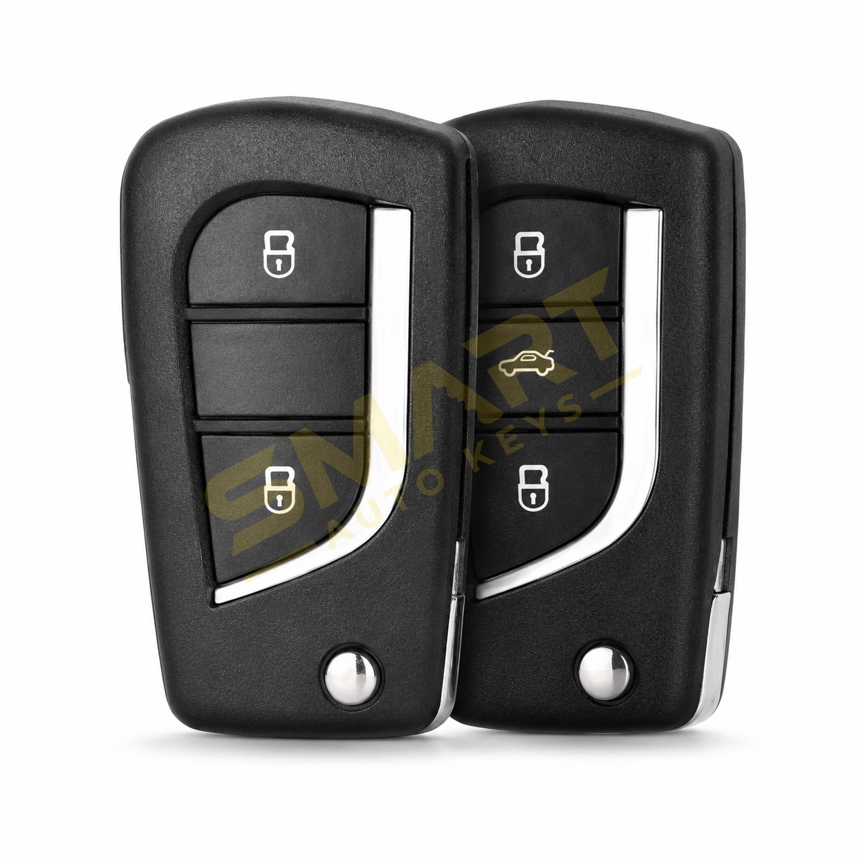 Toyota Auris, Corolla, Yaris Toyota Remote Key (ID8A) A03TAA TOY51 | Smart Auto Keys Toyota Auris, Corolla, Yaris Toyota Remote Key (ID8A) A03TAA TOY51 replacement spare car key - supplied, cut and programmed by Smart Auto Keys