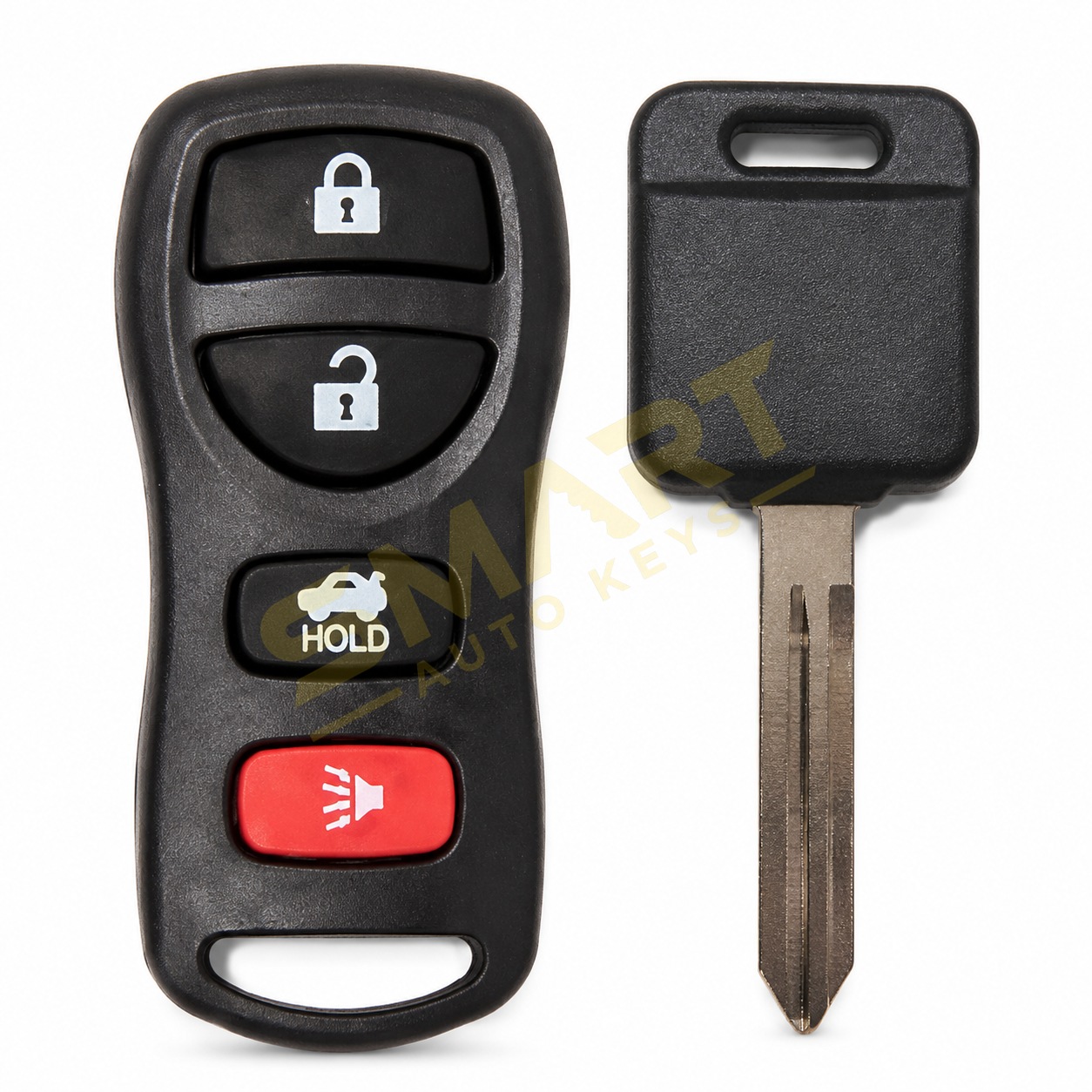 Nissan 350Z, Altima, Armada, Maxima, Sentra KBRASTU15 + ID46 | Smart Auto Keys Nissan 350Z, Altima, Armada, Maxima, Sentra KBRASTU15 + ID46 replacement spare car key - supplied, cut and programmed by Smart Auto Keys