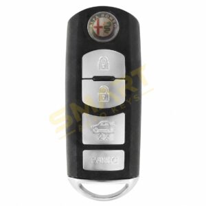 Abarth 124 Spider (Mk1 (312), 2016–2020) spare car key – Mazda Smart Key SKE13D, cut & programmed by Smart Auto Keys