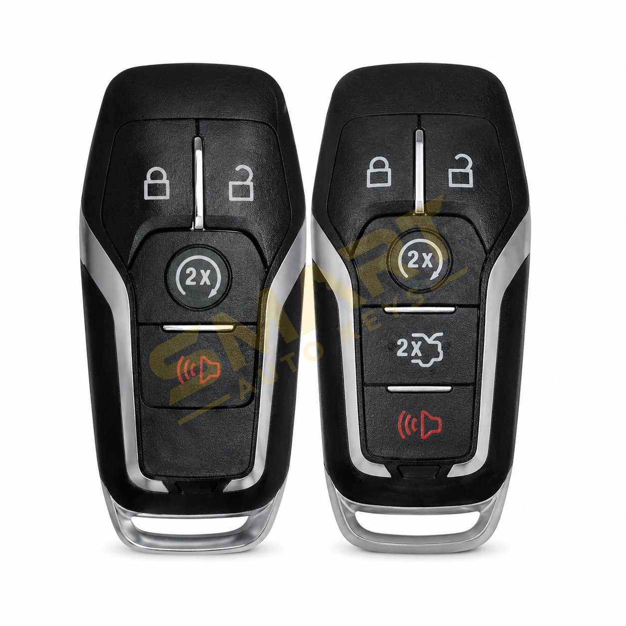 Ford / Lincoln Explorer, F-150 Light Duty, Mustang, MKC, MKX / Nautilus, MKZ Smart Key (902MHz, Remote start) | Smart Auto Keys Ford / Lincoln Explorer, F-150 Light Duty, Mustang, MKC, MKX / Nautilus, MKZ Smart Key (902MHz, Remote start) replacement spare car key - supplied, cut and programmed by Smart Auto Keys
