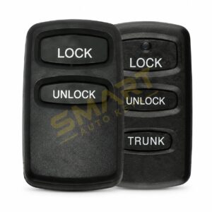 Chrysler, Dodge, Mitsubishi Mitsubishi Remote replacement spare car key