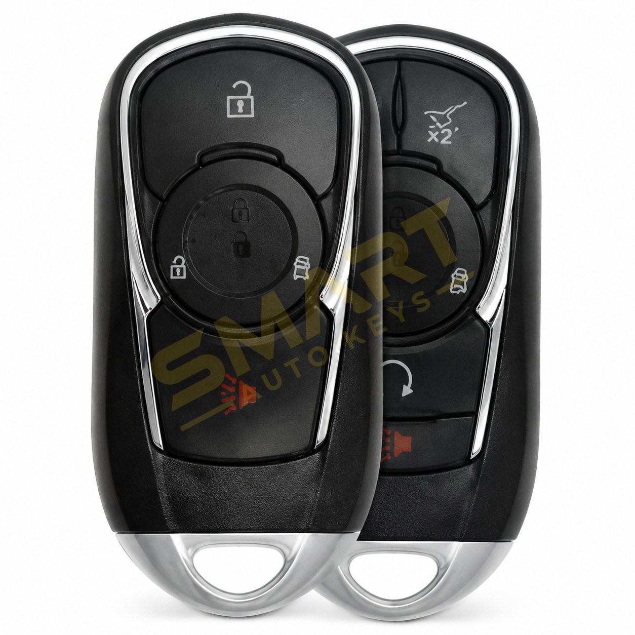 Buick Encore, Envision GM Smart Key (PCF7952E) HYQ4AA | Smart Auto Keys Buick Encore, Envision GM Smart Key (PCF7952E) HYQ4AA replacement spare car key - supplied, cut and programmed by Smart Auto Keys