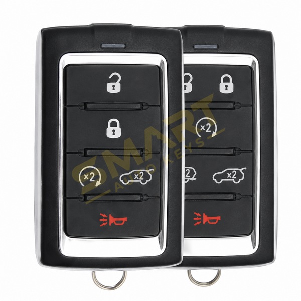 Jeep Grand Cherokee, Wagoneer/Grand Wagoneer Jeep Smart key (NCF29A1M) | Smart Auto Keys Jeep Grand Cherokee, Wagoneer/Grand Wagoneer Jeep Smart key (NCF29A1M) replacement spare car key - supplied, cut and programmed by Smart Auto Keys