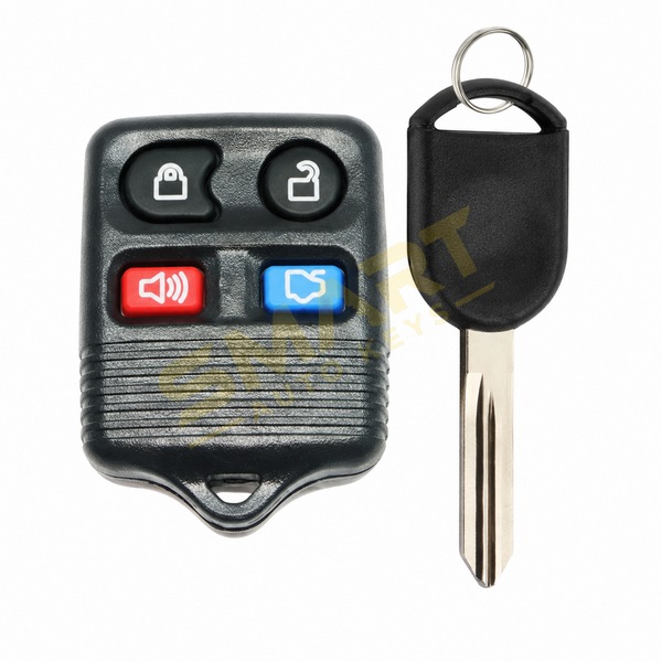 Ford Crown Victoria, Explorer, Five Hundred, Focus, Mustang, Taurus, Thunderbird Remote + Key | Smart Auto Keys Ford Crown Victoria, Explorer, Five Hundred, Focus, Mustang, Taurus, Thunderbird Remote + Key replacement spare car key - supplied, cut and programmed by Smart Auto Keys