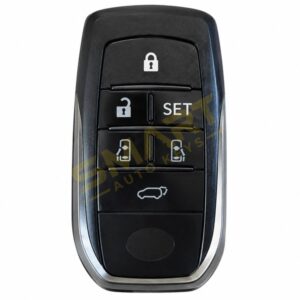 Toyota Alphard (Mk3, 2012–2018) spare car key – Toyota Smart Key (ID8A+A9), cut & programmed by Smart Auto Keys
