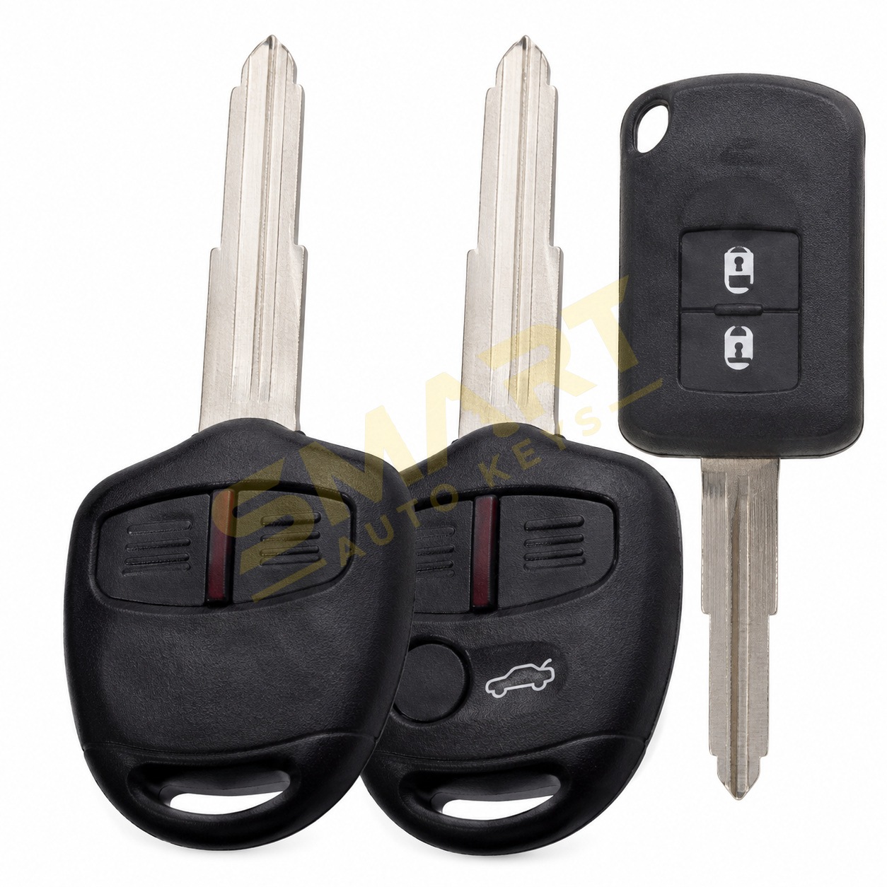 Mitsubishi ASX, Grandis, i-MiEV, Lancer, Outlander, Space Star, Triton / L200 / Strada Mitsubishi Remote Key ID46 MIT11R | Smart Auto Keys Mitsubishi ASX, Grandis, i-MiEV, Lancer, Outlander, Space Star, Triton / L200 / Strada Mitsubishi Remote Key ID46 MIT11R replacement spare car key - supplied, cut and programmed by Smart Auto Keys
