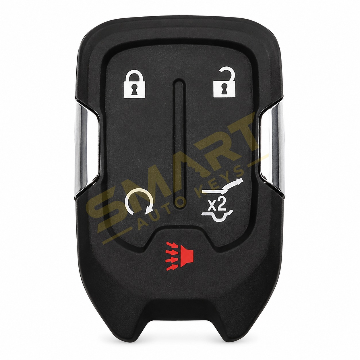 GMC Terrain GM Smart Key (PCF7937E) HYQ1AS | Smart Auto Keys GMC Terrain GM Smart Key (PCF7937E) HYQ1AS replacement spare car key - supplied, cut and programmed by Smart Auto Keys