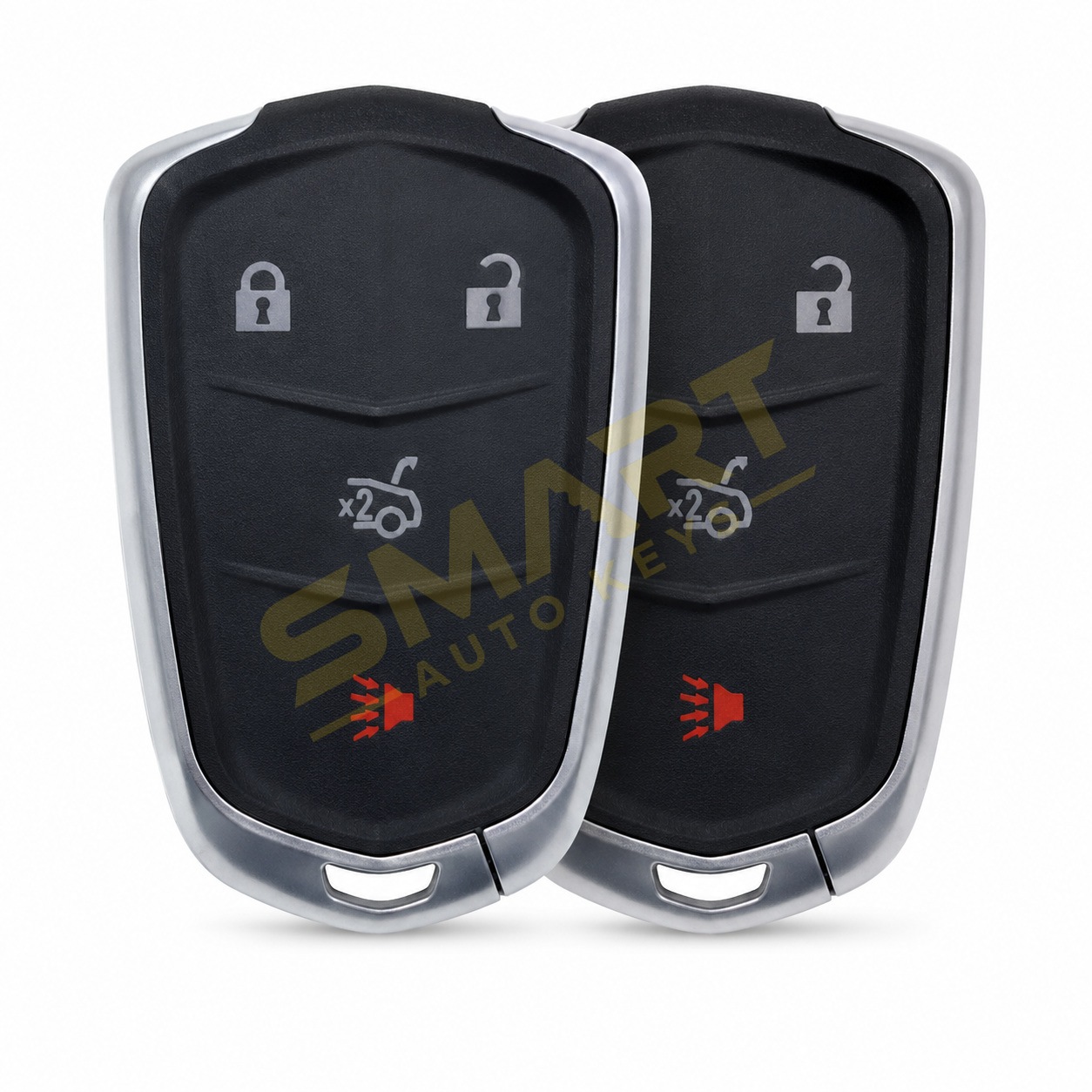 Cadillac ATS, CTS, Escalade, SRX, XTS Cadillac Smart Key (PCF7937E) HYQ2AB | Smart Auto Keys Cadillac ATS, CTS, Escalade, SRX, XTS Cadillac Smart Key (PCF7937E) HYQ2AB replacement spare car key - supplied, cut and programmed by Smart Auto Keys
