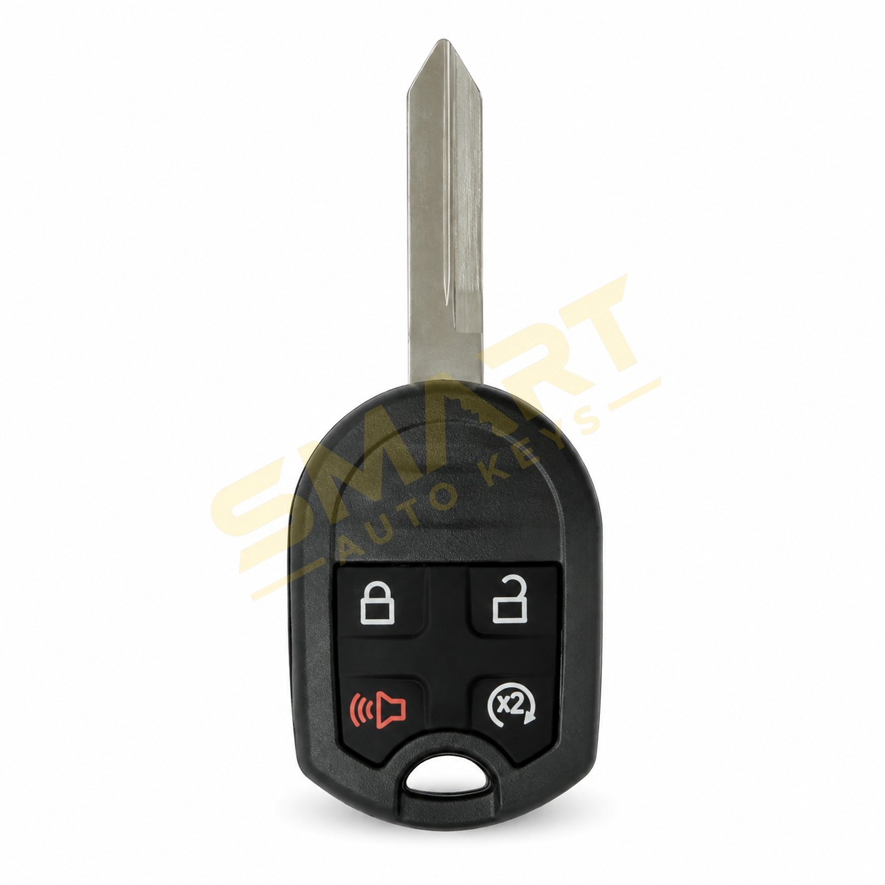 Ford Edge Remote Key (4D) | Smart Auto Keys Ford Edge Remote Key (4D) replacement spare car key - supplied, cut and programmed by Smart Auto Keys